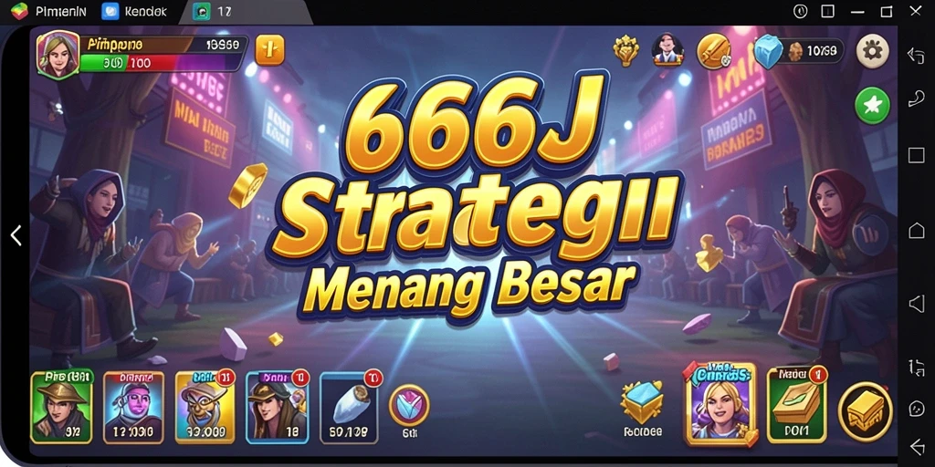 Gameplay menegangkan dalam 666J yang menguji strategi Anda.
