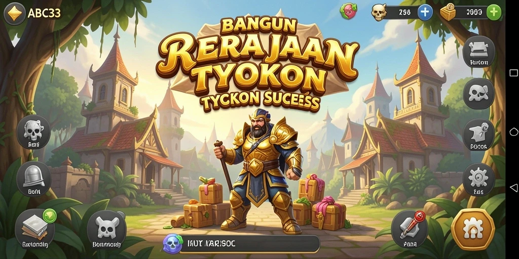 Tampilan gameplay menarik dalam ABC33 yang mencerminkan suasana Tycoon.