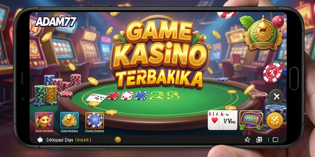 Screenshot ADAM77 menampilkan gameplay menarik dari permainan Kasino.