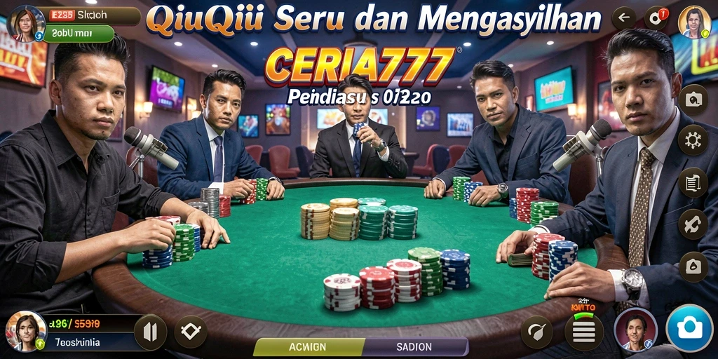 Gameplay seru di CERIA777 saat bermain QiuQiu.