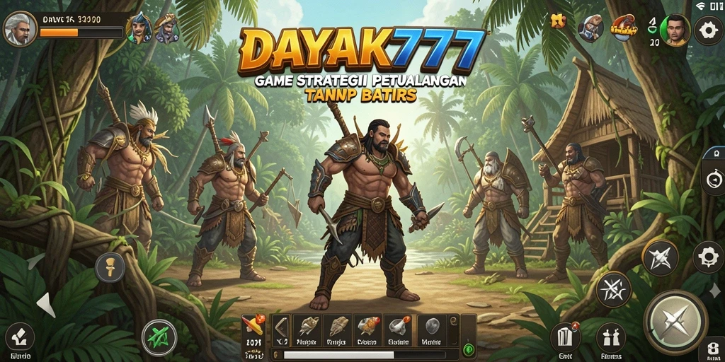 Screenshot utama DAYAK777 menunjukkan pertempuran menegangkan dan strategi yang cermat.