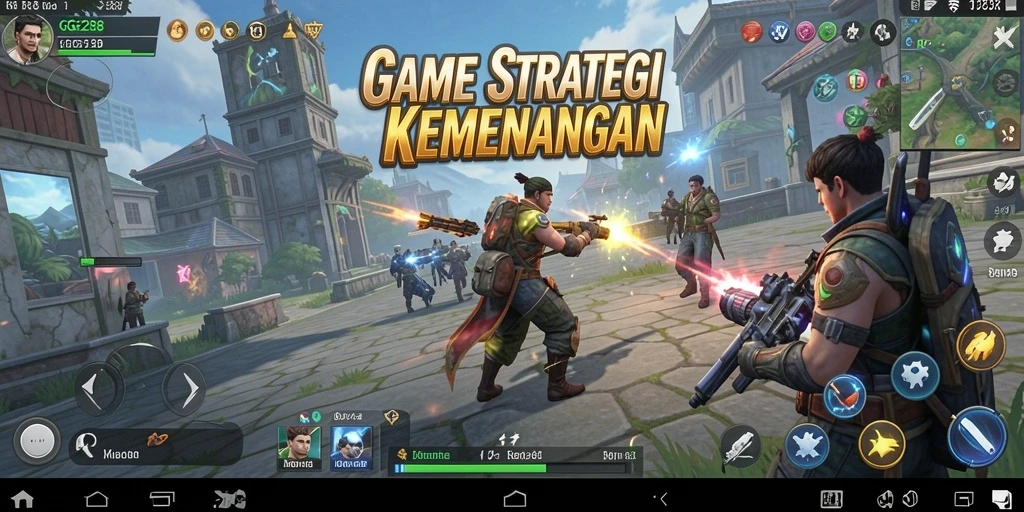 Screenshot gameplay GG288 menampilkan pertempuran strategi yang mendebarkan.
