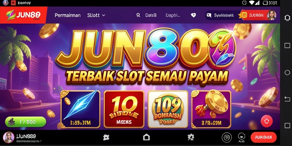 Screenshot gameplay <strong>JUN88</strong> yang penuh warna dan menarik.