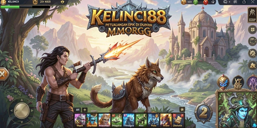 Screenshot gameplay KELINCI88 menampilkan aksi petualangan yang menegangkan.