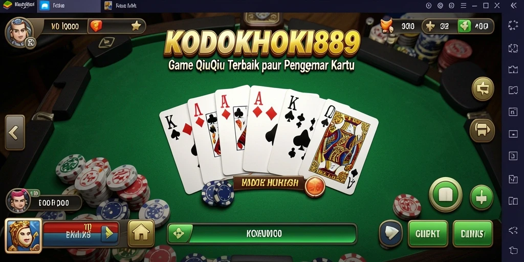 Tampilan gameplay yang menarik dari KODOKHOKI889 di QiuQiu.
