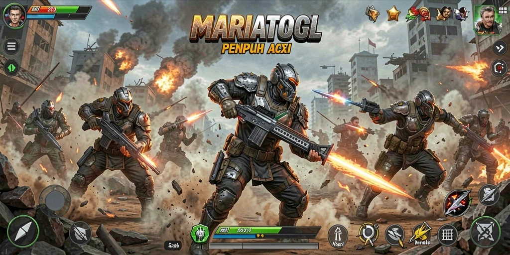 Tampilan menarik dari pertempuran intens di MARIATOGL.