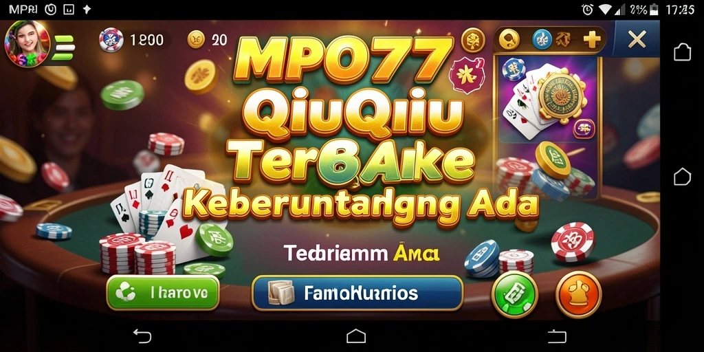 Tampilan menarik dari gameplay QiuQiu dalam MPO777.
