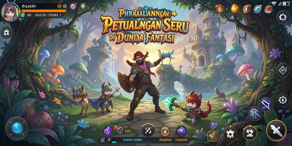 Screenshot gameplay berisi momen petualangan yang mendebarkan di OJA89.
