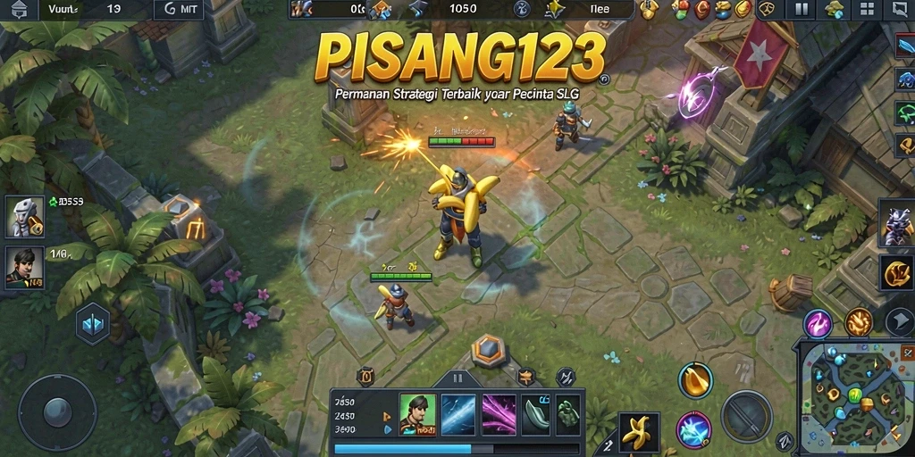 Tampilan gameplay menarik dari PISANG123 dengan grafis yang memukau.