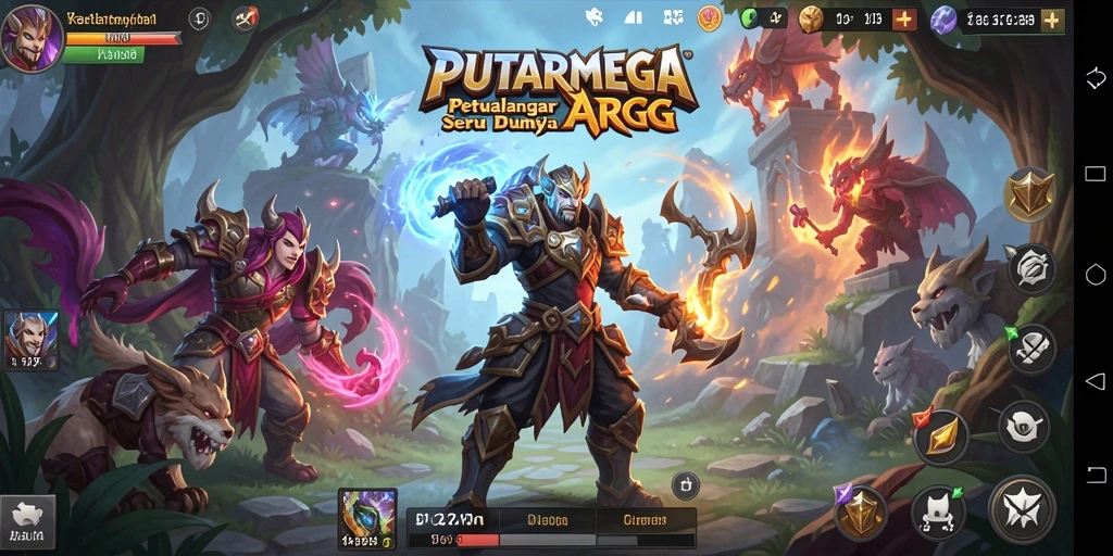 Gameplay seru PUTARMEGA dengan grafis menawan.