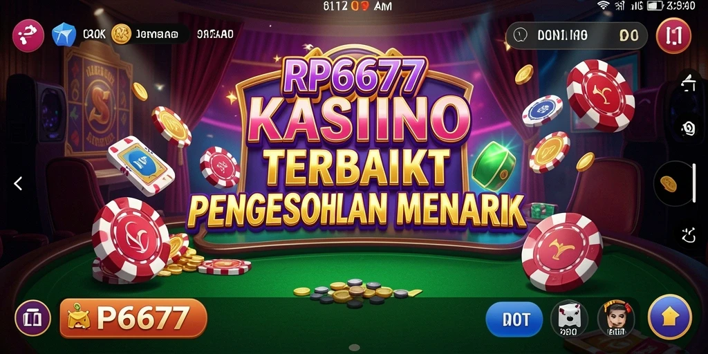 Tangkapan layar gameplay RP6677 menampilkan aksi seru di dunia Kasino.
