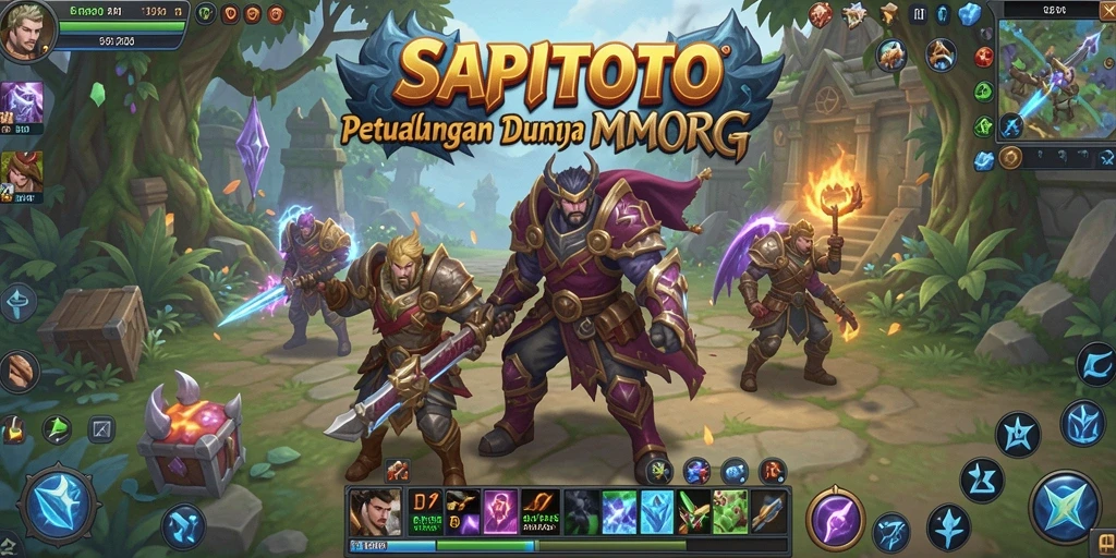 Gameplay seru dalam dunia petualangan MMORPG SAPITOTO.