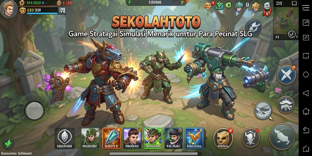 Screenshot SEKOLAHTOTO menampilkan gameplay yang dinamis dan interaktif.