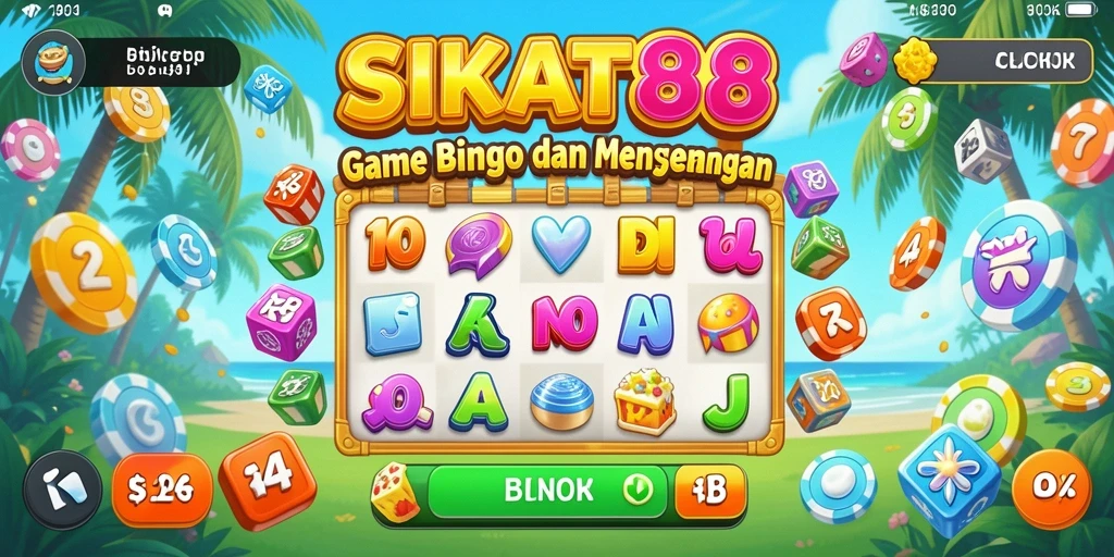 Tampilan gameplay seru SIKAT88 dengan berbagai pilihan Bingo.
