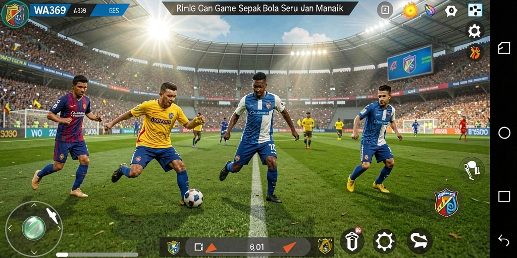 Screenshot gameplay WA369 dengan aksi seru di lapangan.