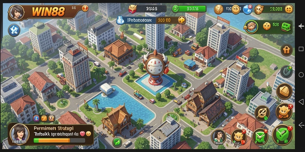 Tampilan gameplay strategis WIN88 yang menarik dan seru.